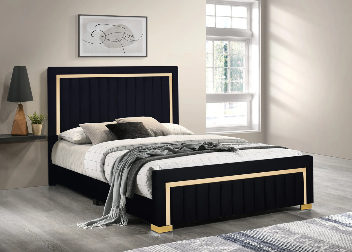 Loris Black Queen Bed by Happy Homes at Eve Furniture