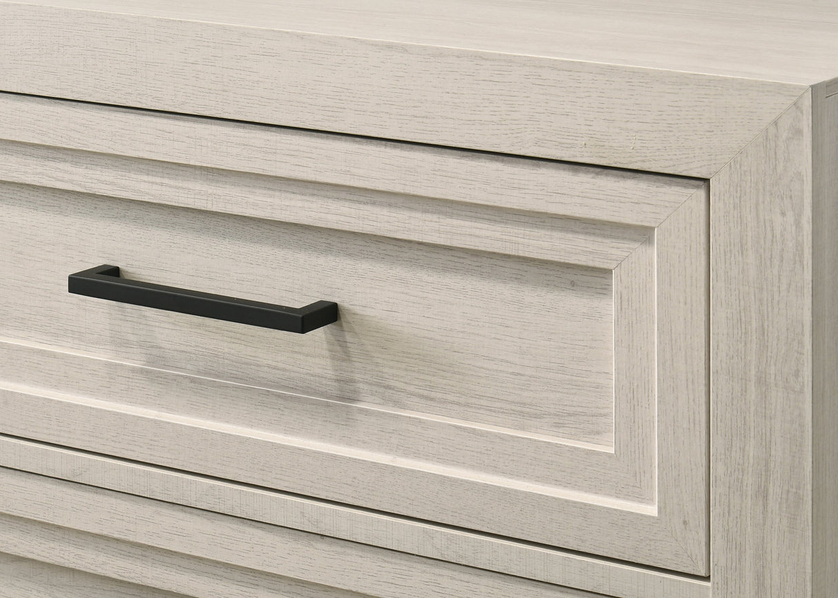 Lorraine Antique White Dresser by Crown Mark at Eve Furniture