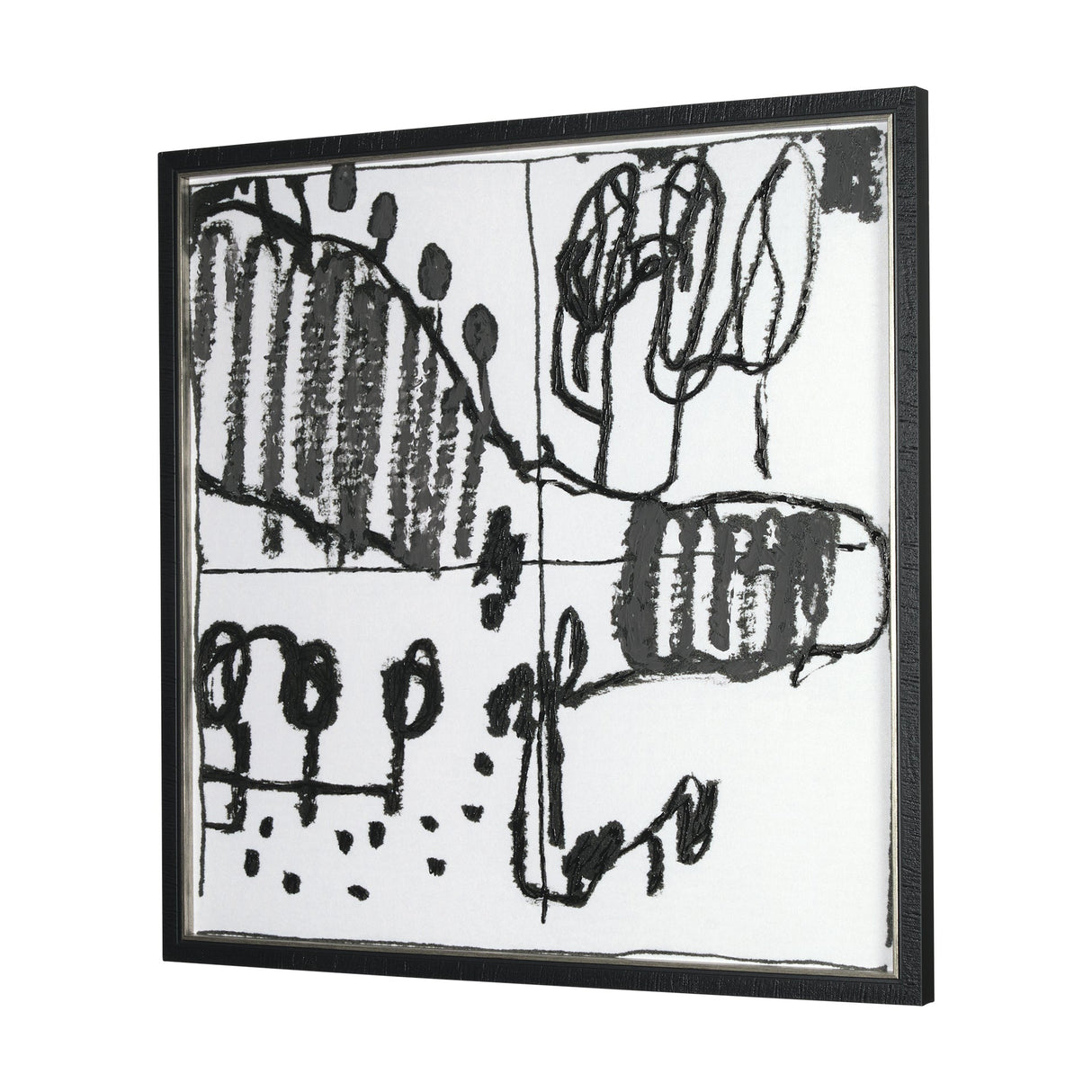 Lost Treasure Map VI by Mercana Studio a Hand Embellished Textured Framed Art Print by Mercana at Eve Furniture