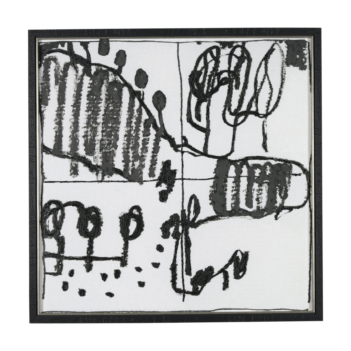 Lost Treasure Map VI by Mercana Studio a Hand Embellished Textured Framed Art Print by Mercana at Eve Furniture