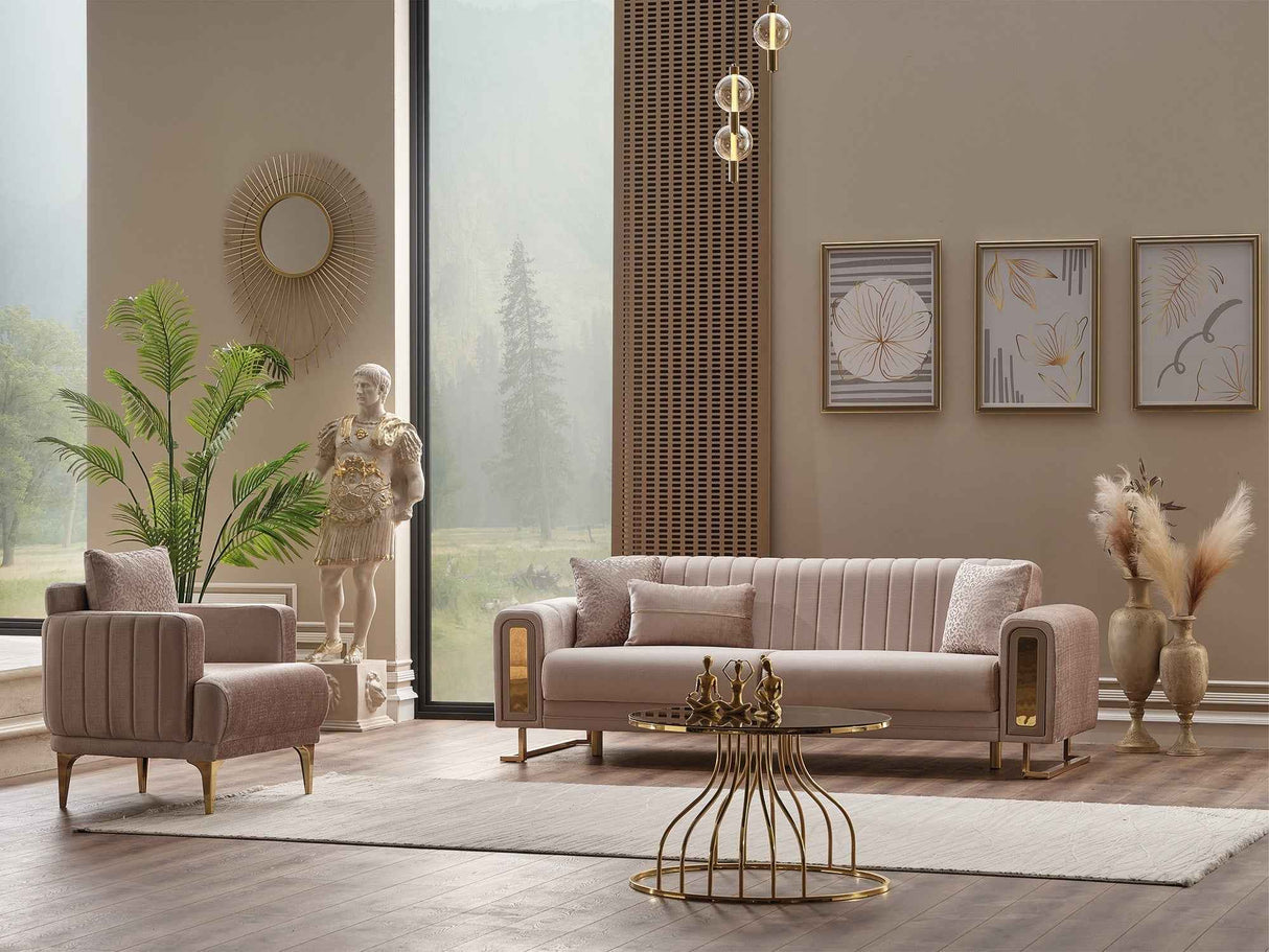 Lotus Chair Cream by Furnia at Eve Furniture