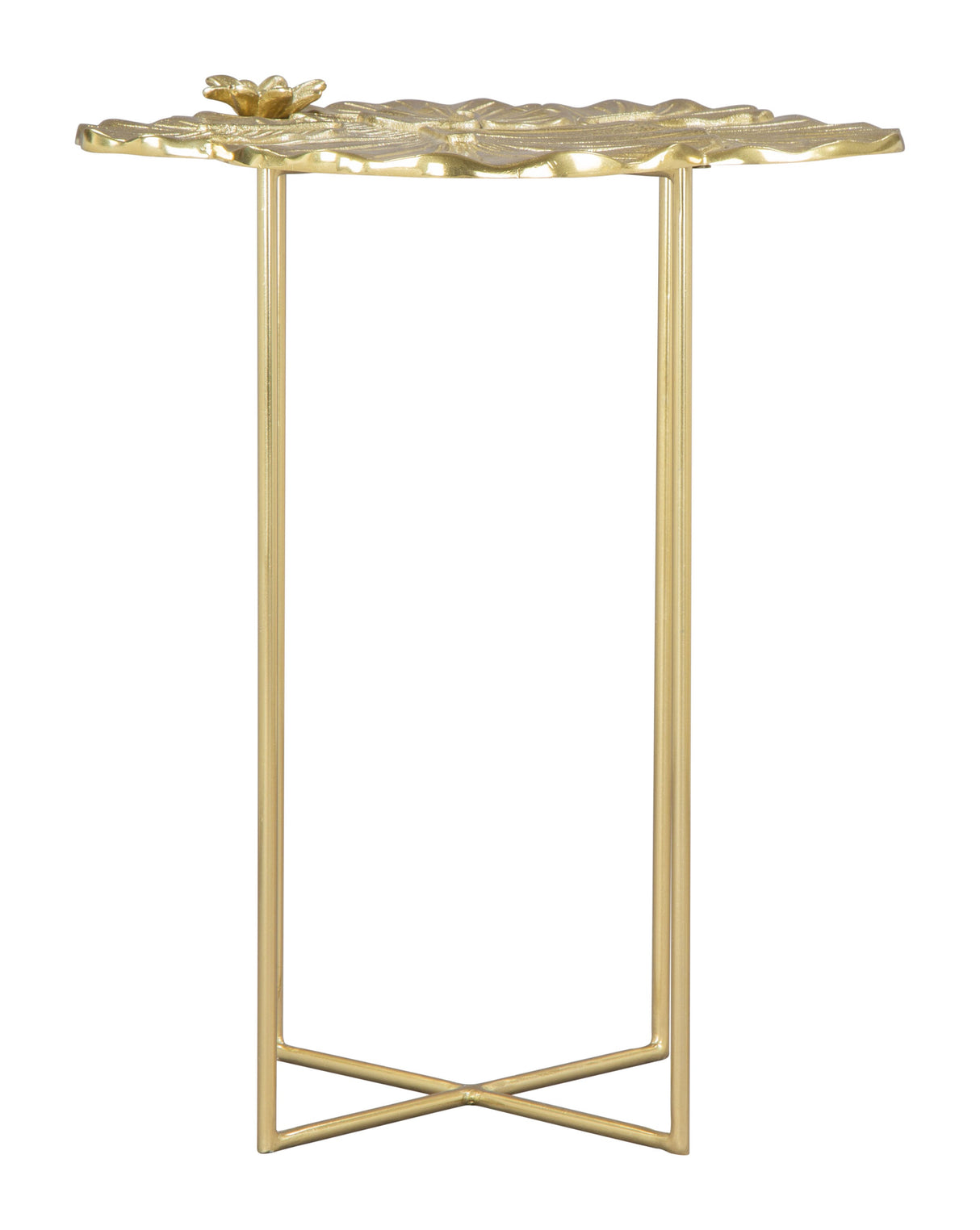 Lotus Gold Side Table by Zuomod at Eve Furniture