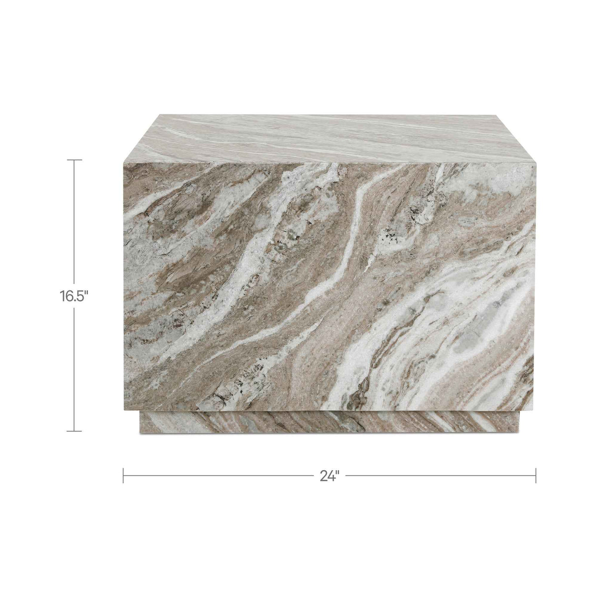 Lou Light Brown Outdoor Coffee Table by Moe's Home at Eve Furniture