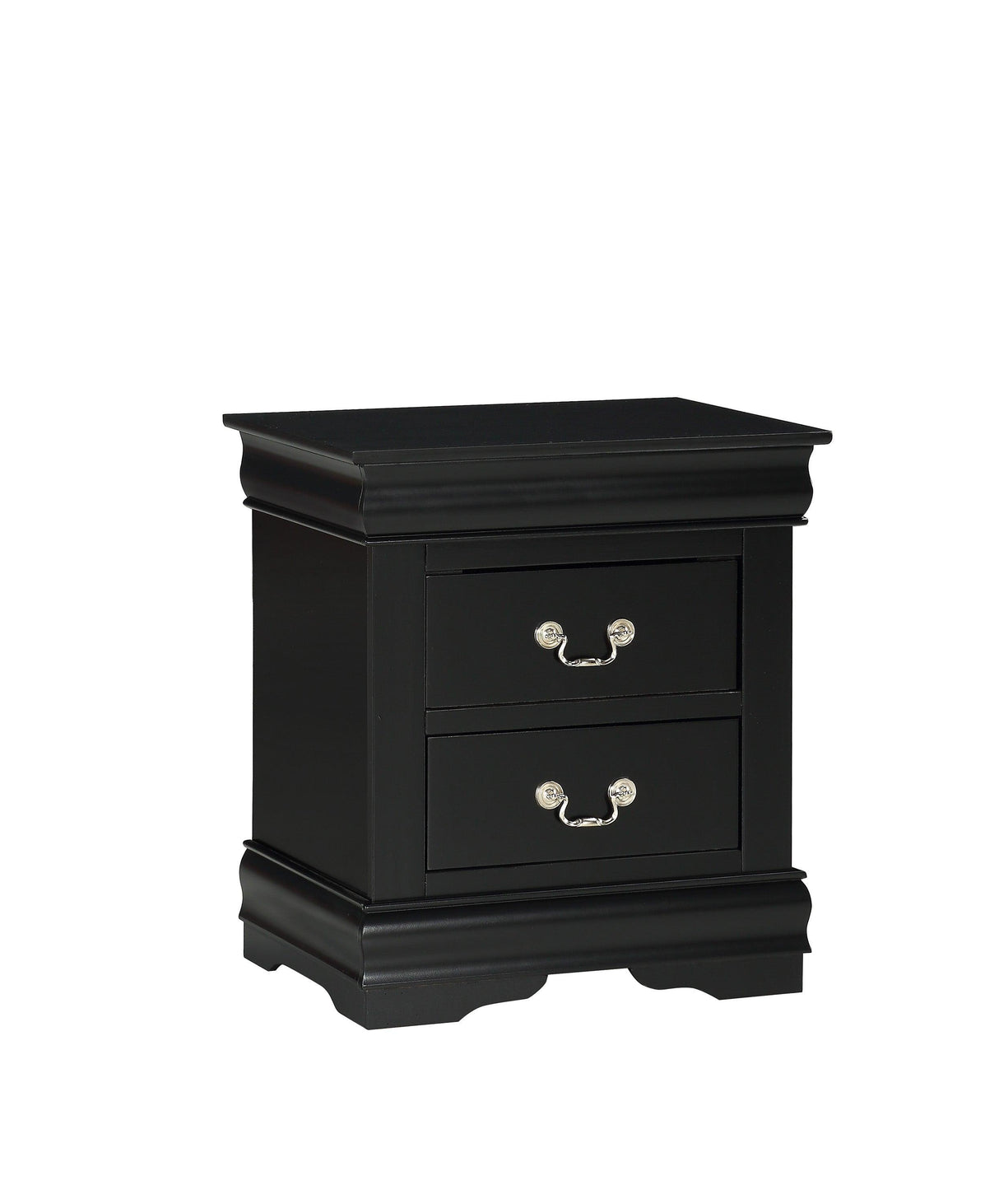 Louis Philip Black Nightstand by Crown Mark at Eve Furniture