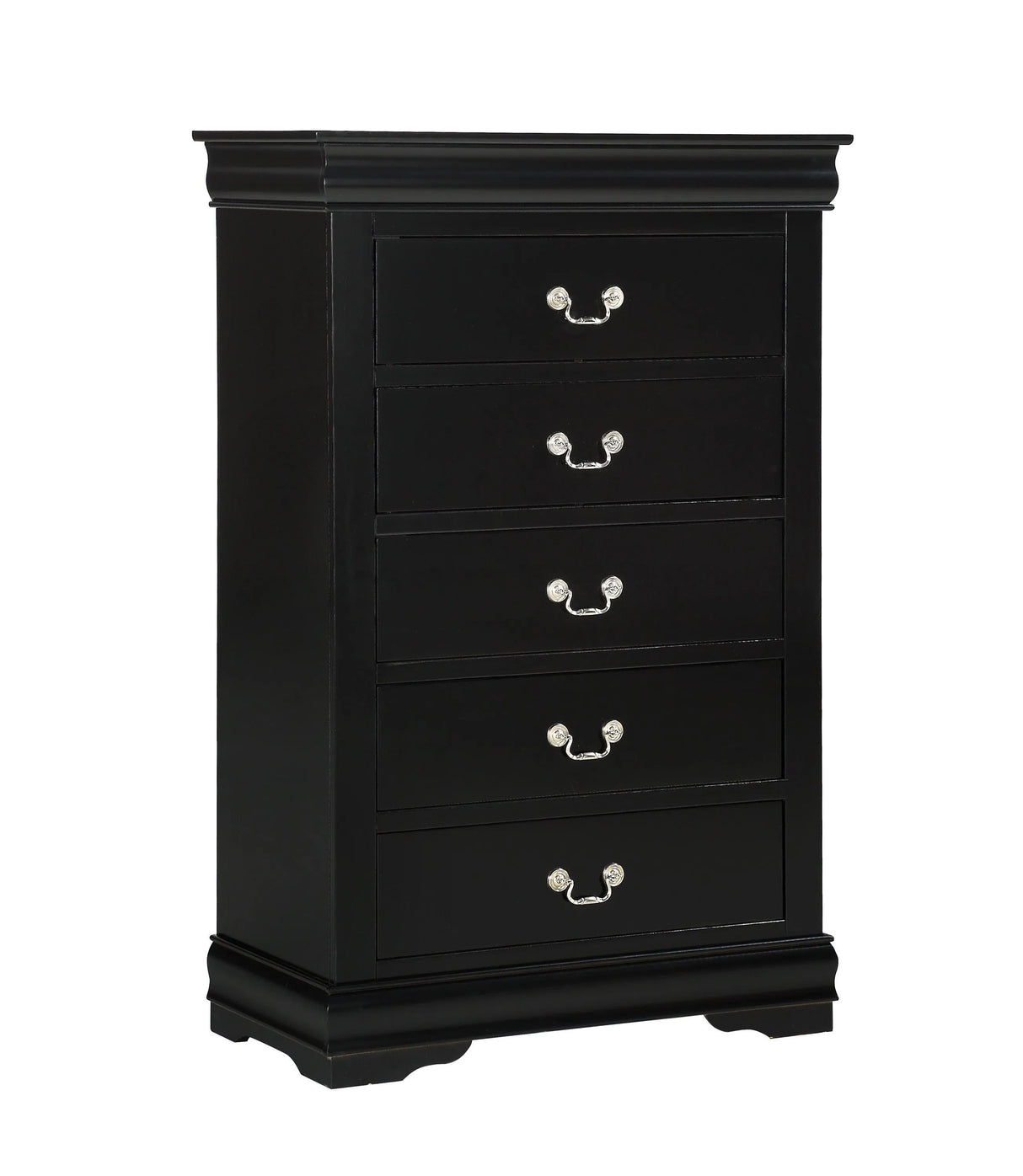 Louis Philip Black Sleigh Bedroom Set by Crown Mark at Eve Furniture