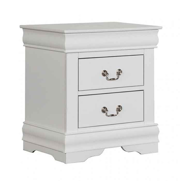 Louis Philippe White 4-Piece Queen Bedroom Set by Furniture of America at Eve Furniture