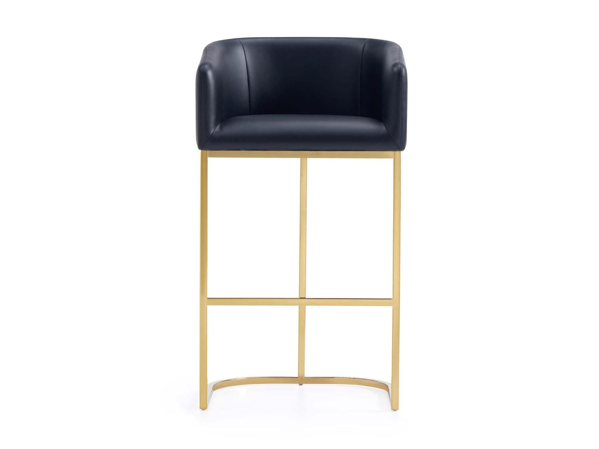 Louvre Barstool in Black by Manhattan Comfort at Eve Furniture