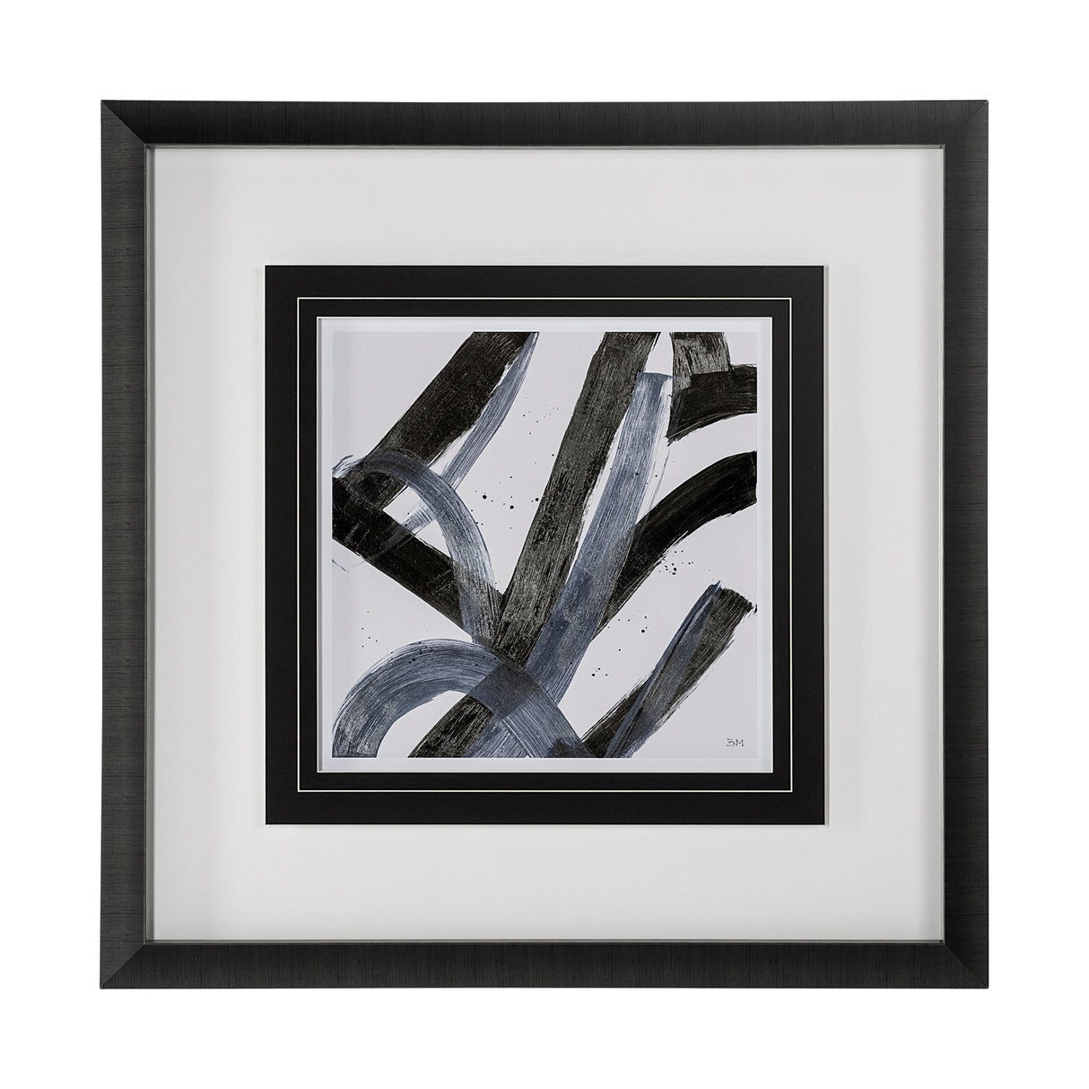 Low Storm I by Mercana Studio a Hand Embellished Textured Framed Art Print Matted under Glass by Mercana at Eve Furniture
