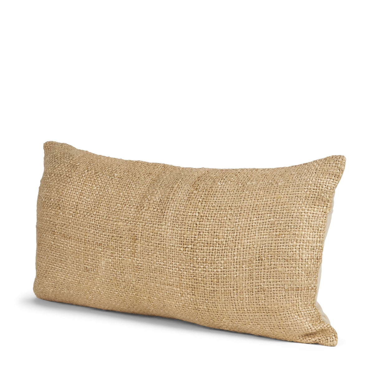 Lowen 14x26 Lumbar Gold Woven Decorative Pillow by Mercana at Eve Furniture