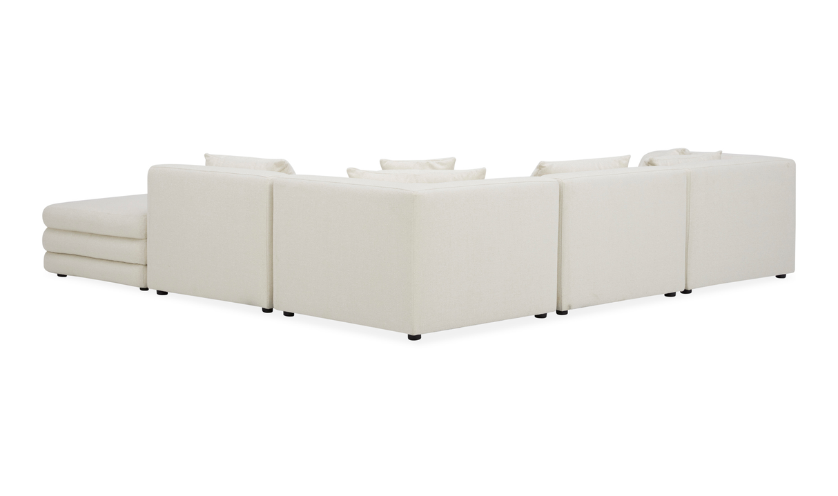 Lowtide Dream Modular Sectional Warm White by Moe's Home at Eve Furniture