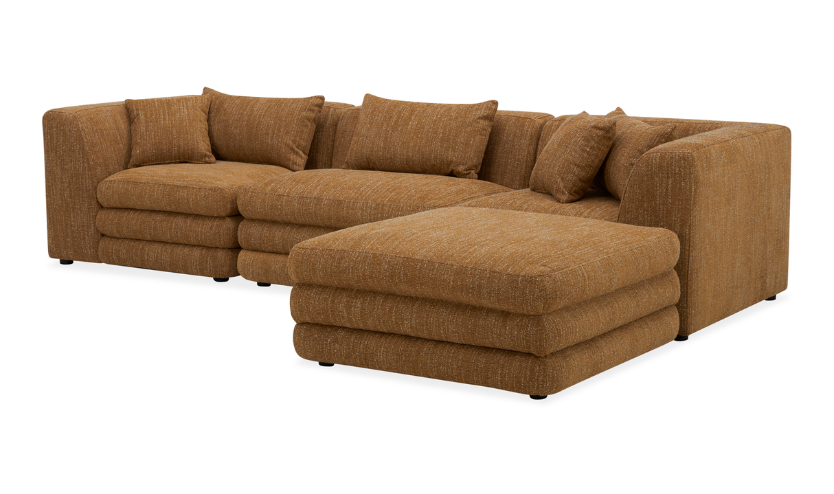 Lowtide Lounge Modular Sectional Amber Glow by Moe's Home at Eve Furniture