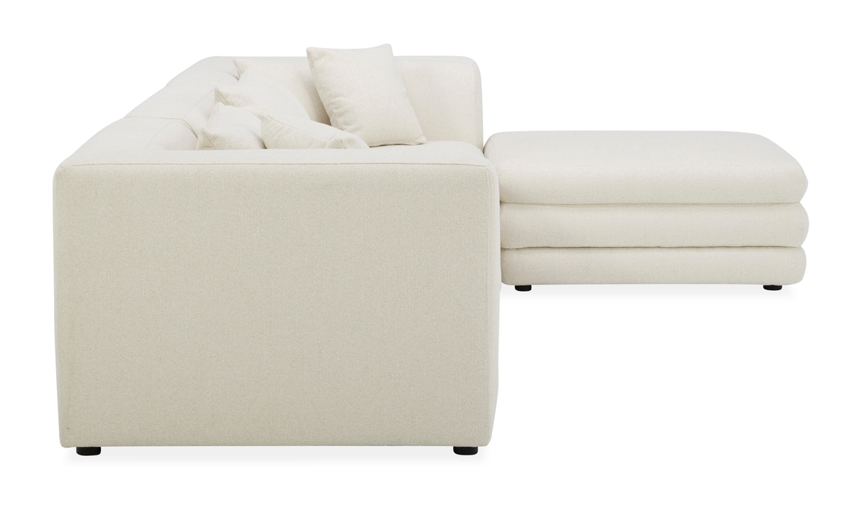 Lowtide Lounge Modular Sectional Warm White by Moe's Home at Eve Furniture