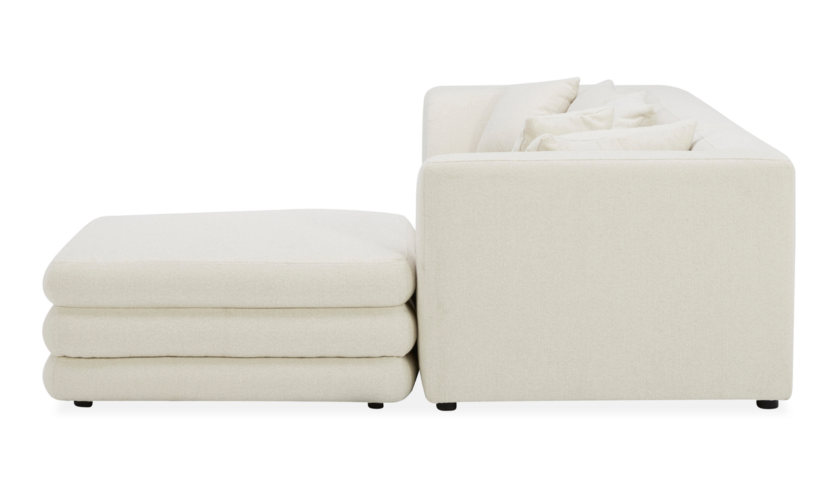 Lowtide Lounge Modular Sectional Warm White by Moe's Home at Eve Furniture
