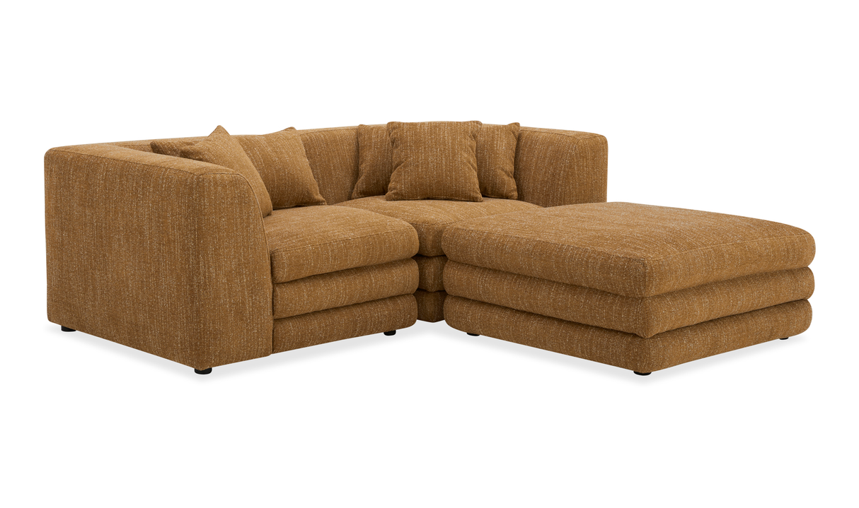 Lowtide Nook Modular Sectional Amber Glow by Moe's Home at Eve Furniture