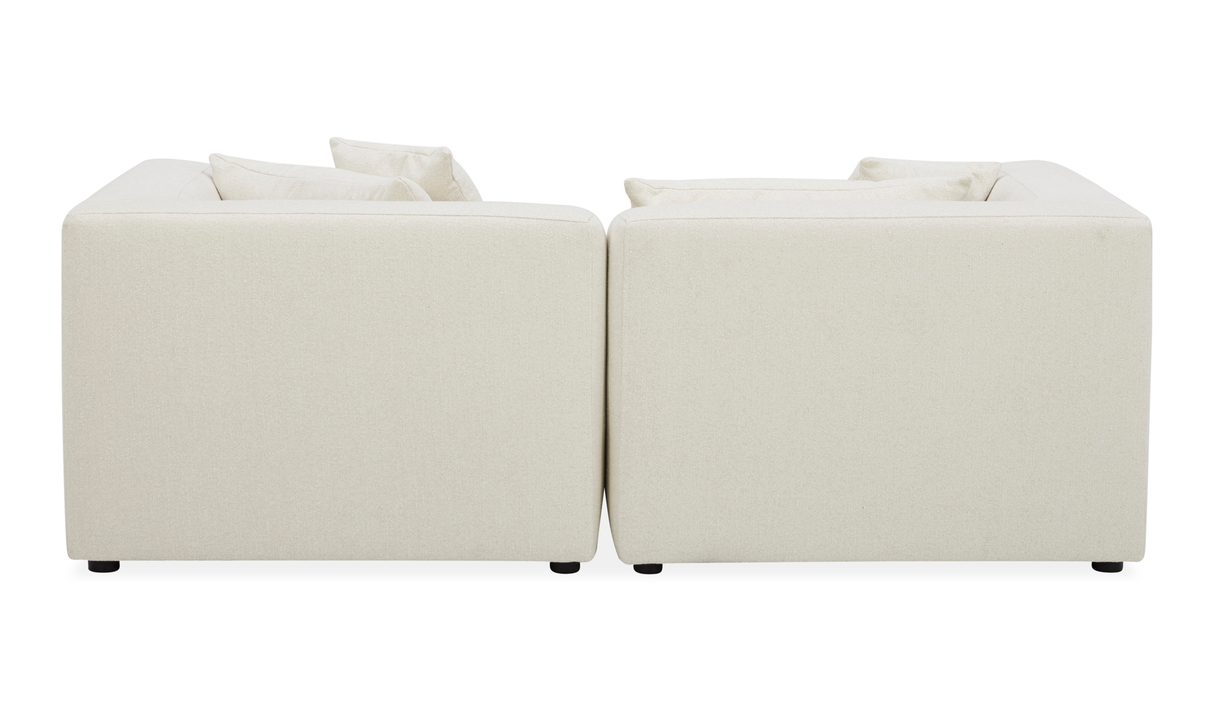 lowtide nook modular sectional - warm white by Moe's Home at Eve Furniture