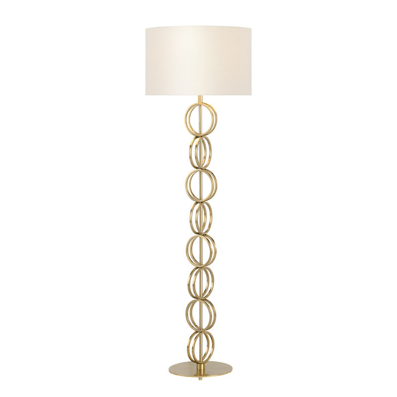 Loxton Gold Floor Lamp by Crestview at Eve Furniture