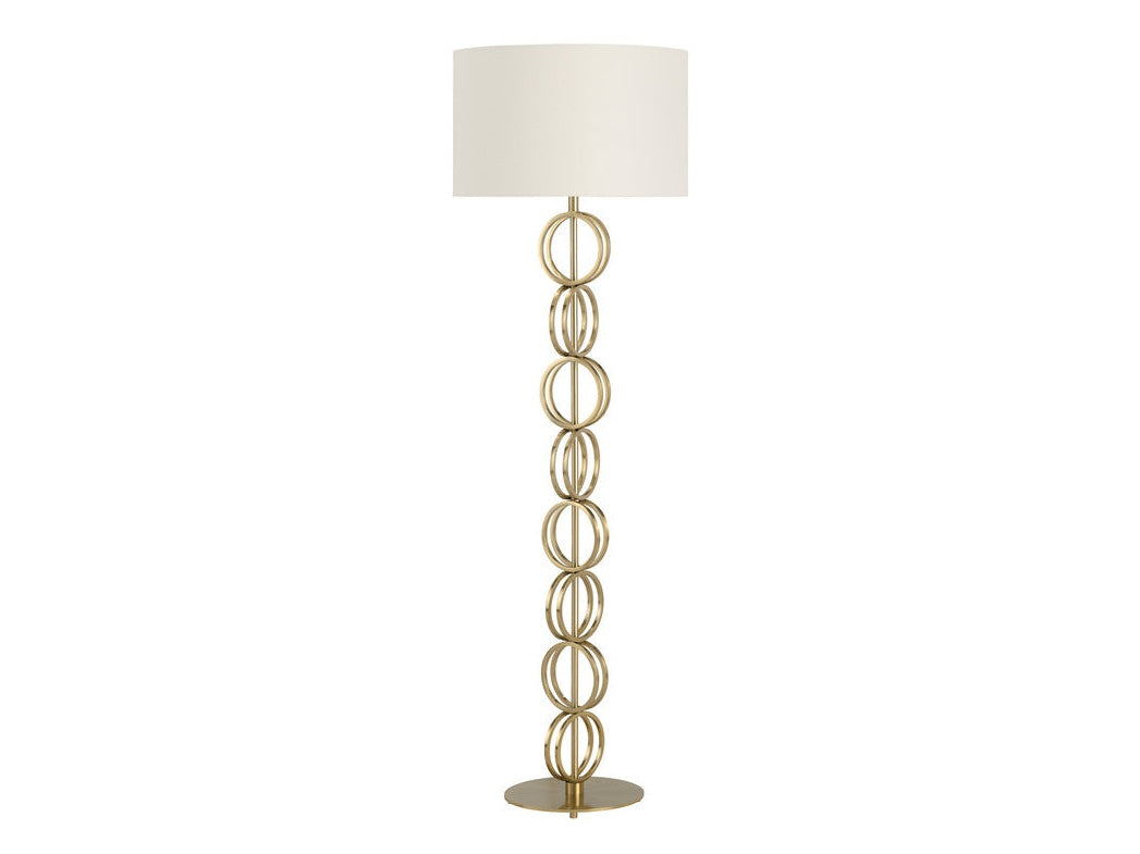 Loxton Gold Floor Lamp by Crestview at Eve Furniture