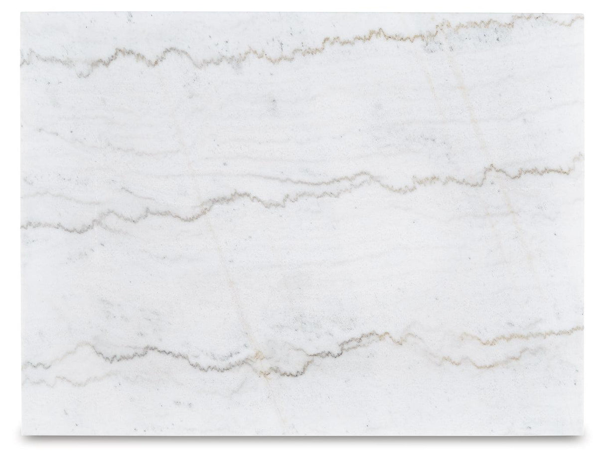 Loyaska Brown/Ivory Coffee Table by Ashley at Eve Furniture