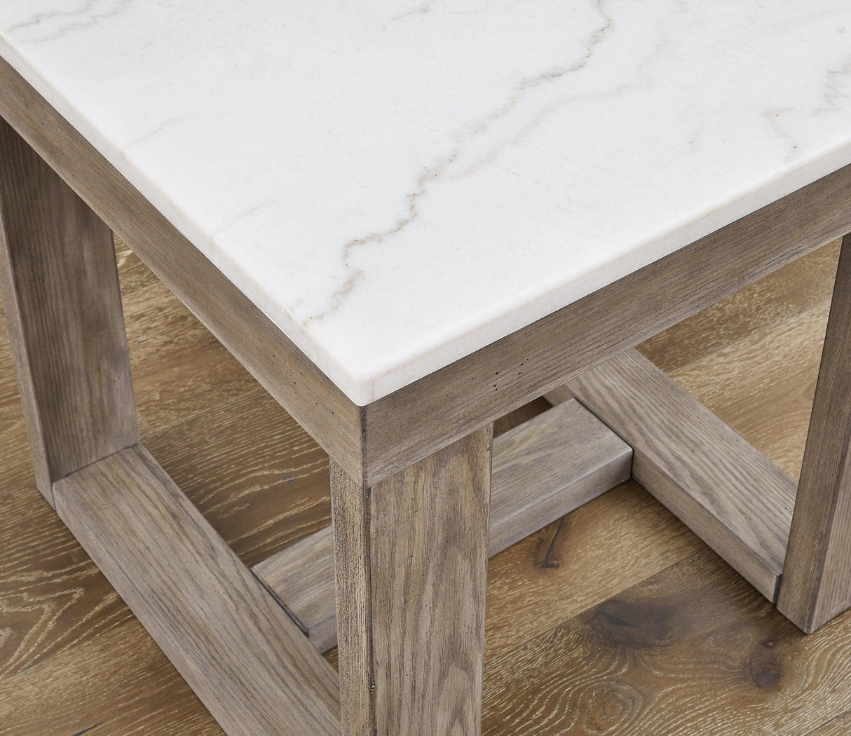 Loyaska Brown/Ivory End Table by Ashley at Eve Furniture