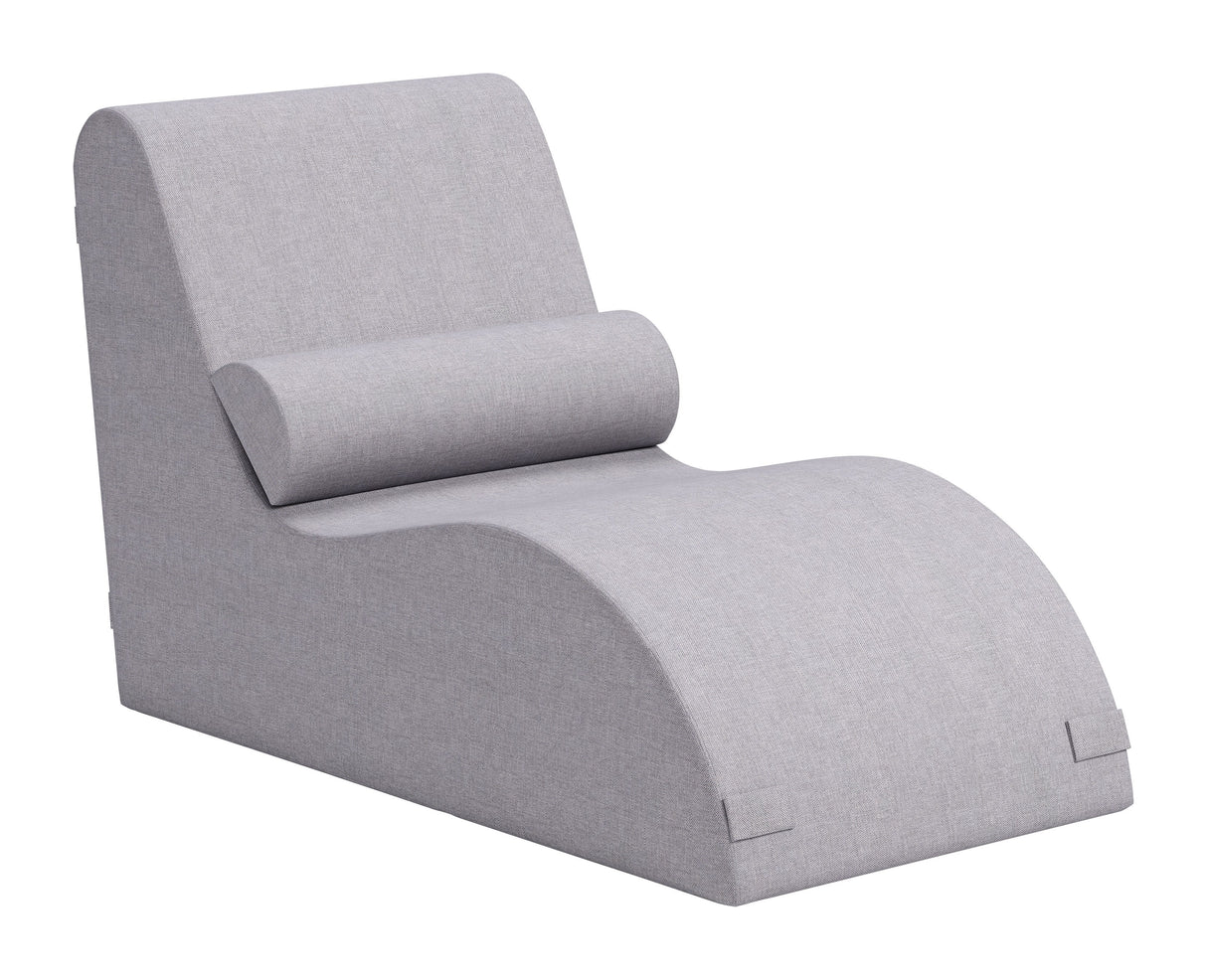 Luanda Gray Outdoor Chaise Lounge by Zuomod at Eve Furniture