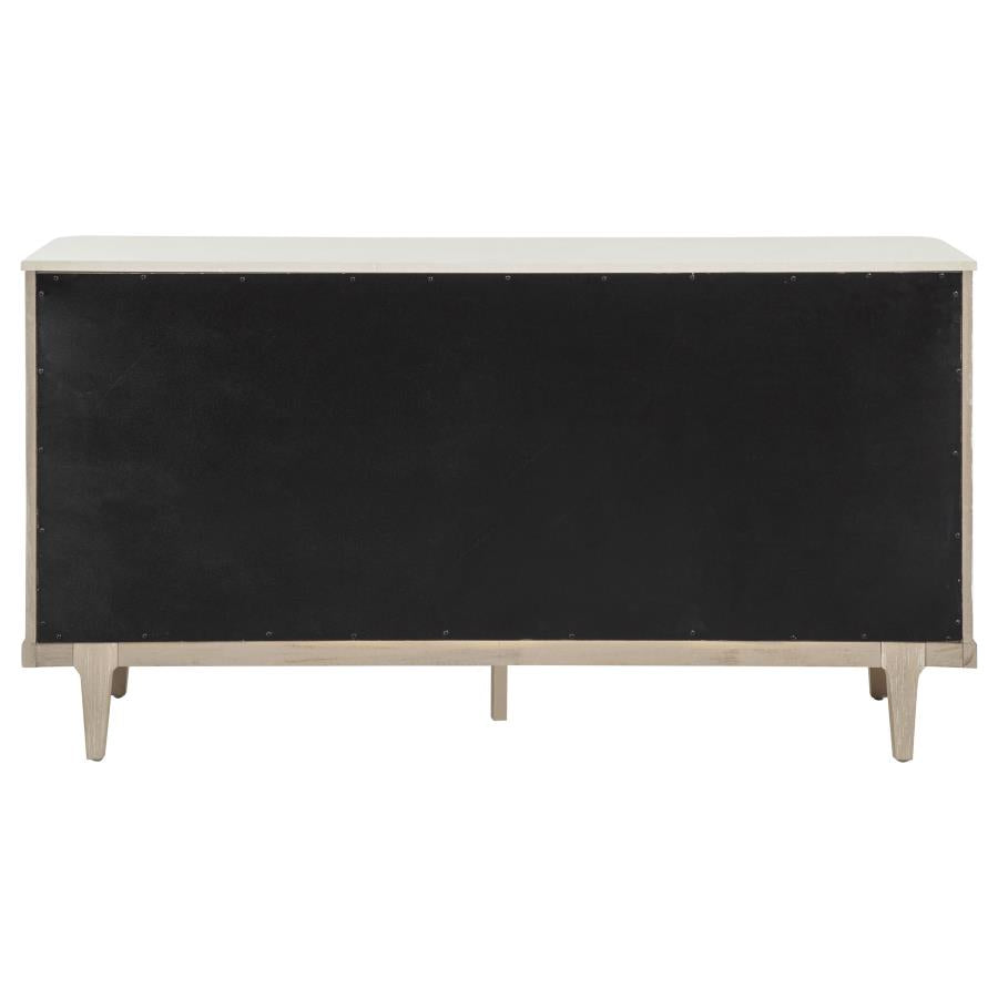 Lucaire Sandstone 2-door 3-drawer Cultured Marble Top Sideboard by Coaster at Eve Furniture