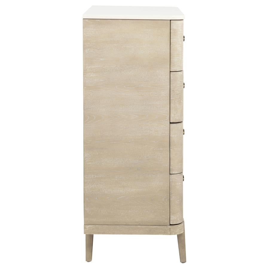 Lucaire Sandstone 5-drawer Chest of Drawers