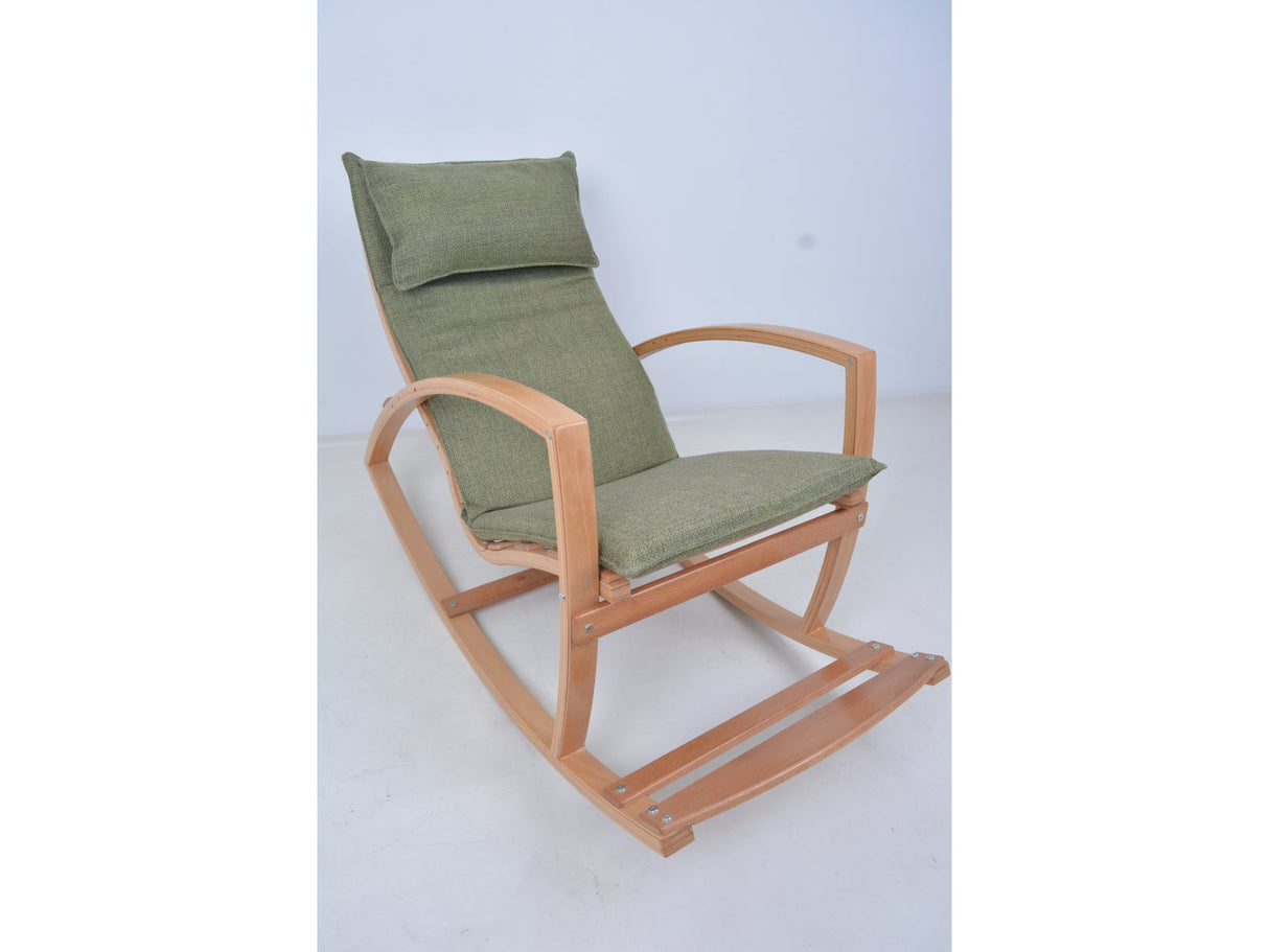 Lucas Rocking Chair Fume by Furnia at Eve Furniture