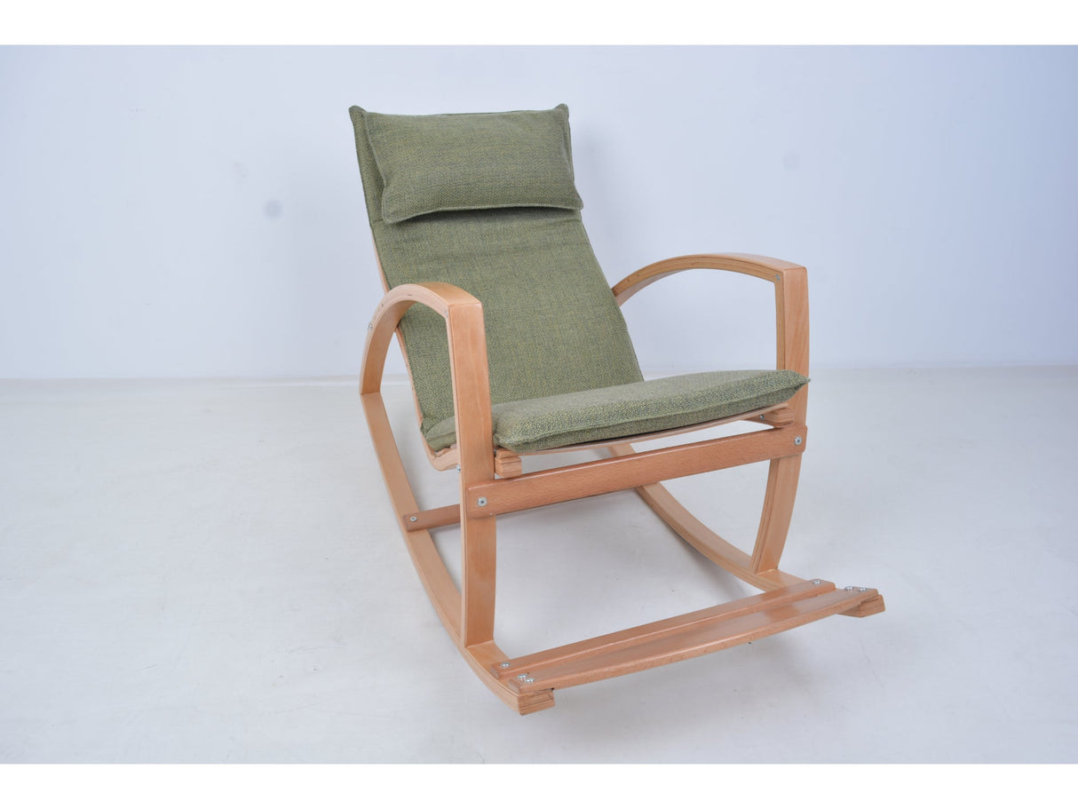 Lucas Rocking Chair Fume by Furnia at Eve Furniture