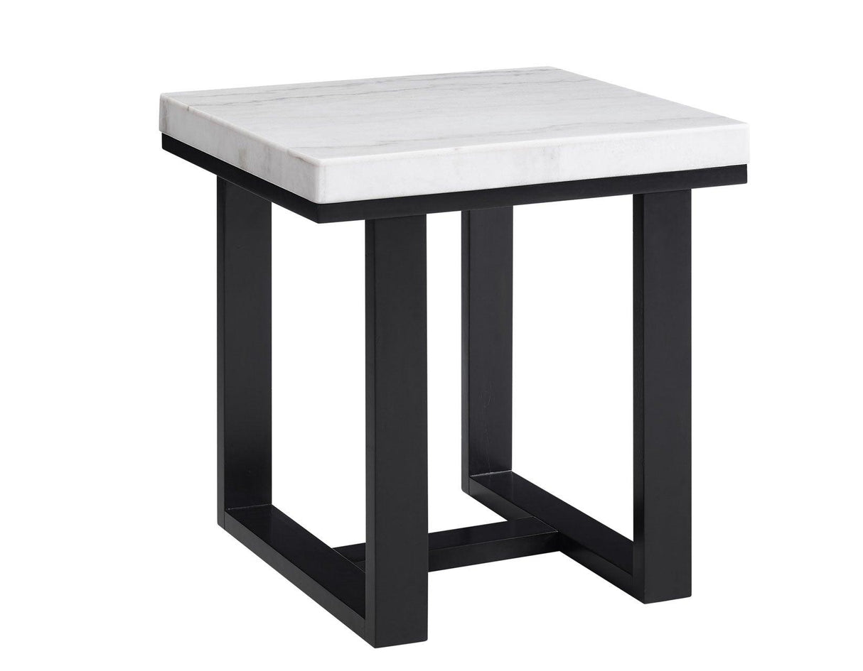 Lucca 3-Piece Marble Top Set (Cocktail & 2 End Tables) by Steve Silver at Eve Furniture