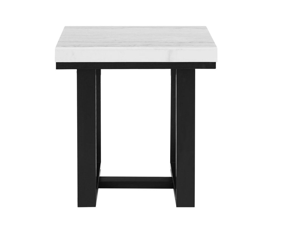 Lucca 3-Piece Marble Top Set (Cocktail & 2 End Tables) by Steve Silver at Eve Furniture