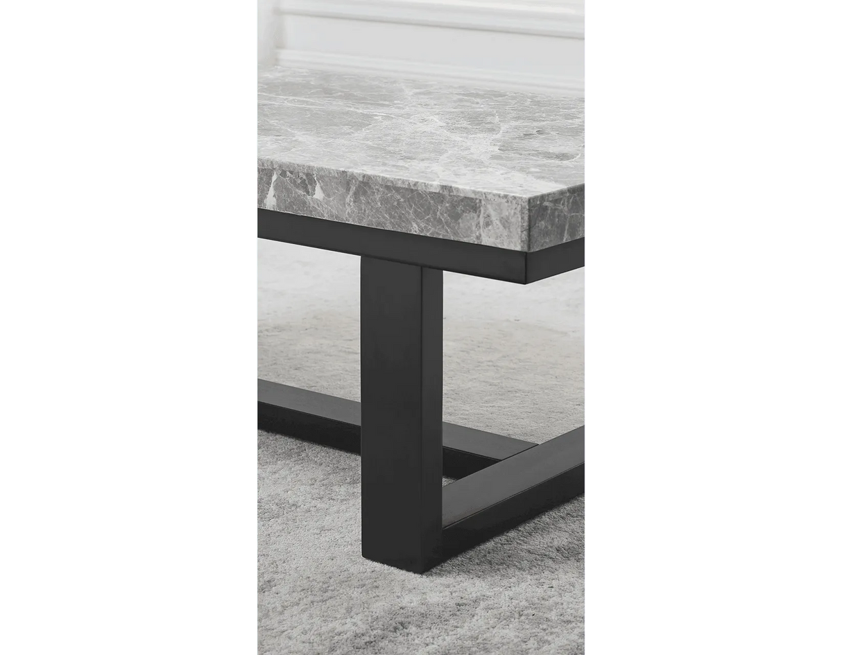 Lucca Gray Marble End Table by Steve Silver at Eve Furniture