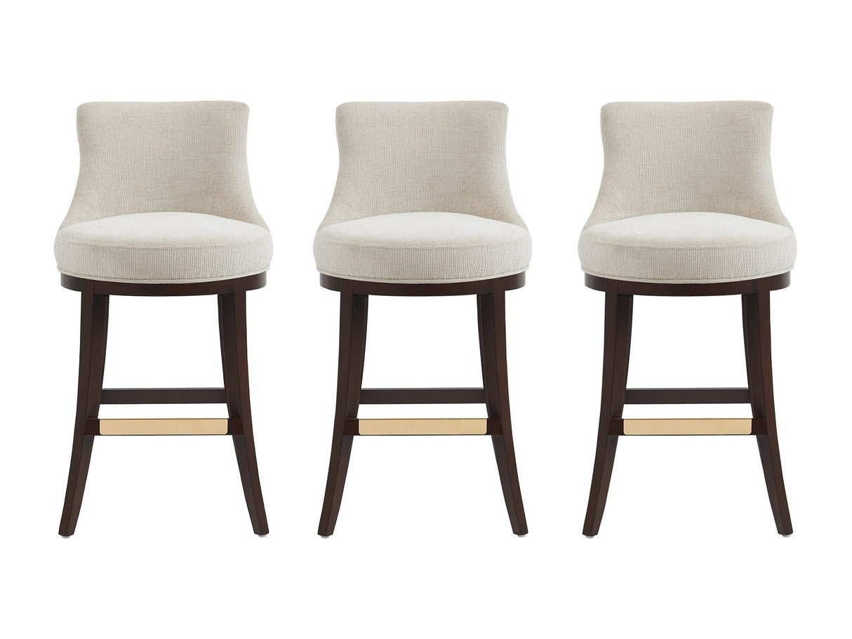Lucia Barstool in Natural (set of 3) by Manhattan Comfort at Eve Furniture