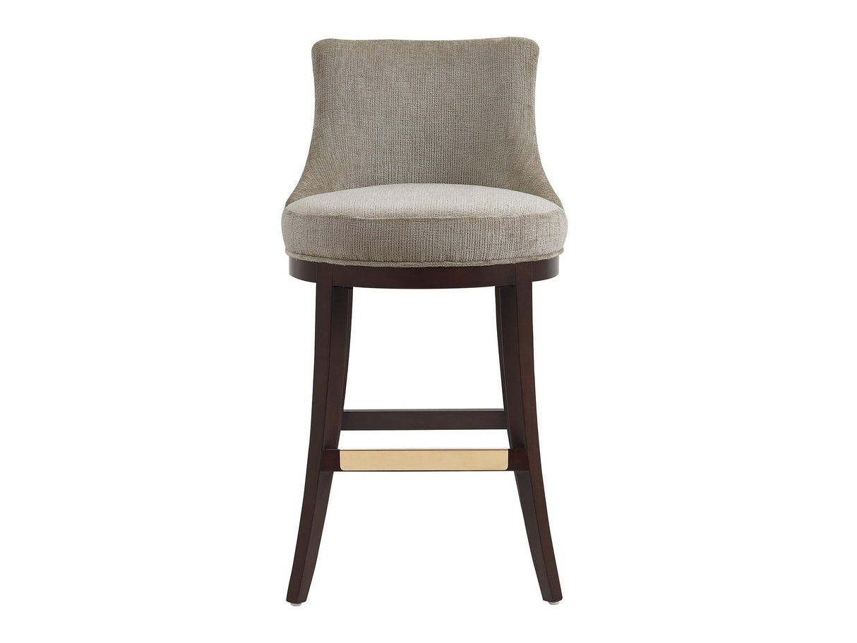 Lucia Barstool in Taupe by Manhattan Comfort at Eve Furniture