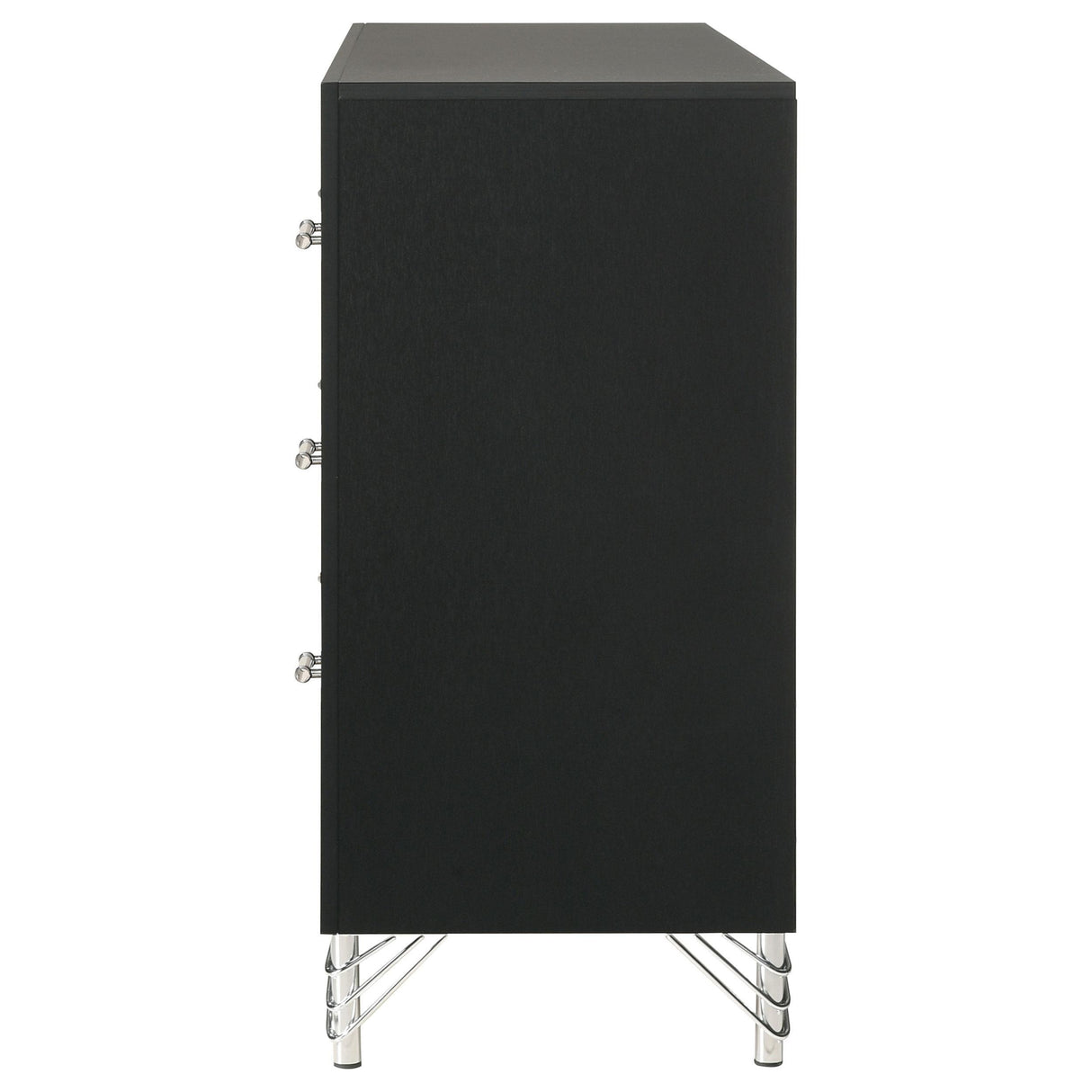Lucia Black 6-drawer Dresser Cabinet by Coaster at Eve Furniture