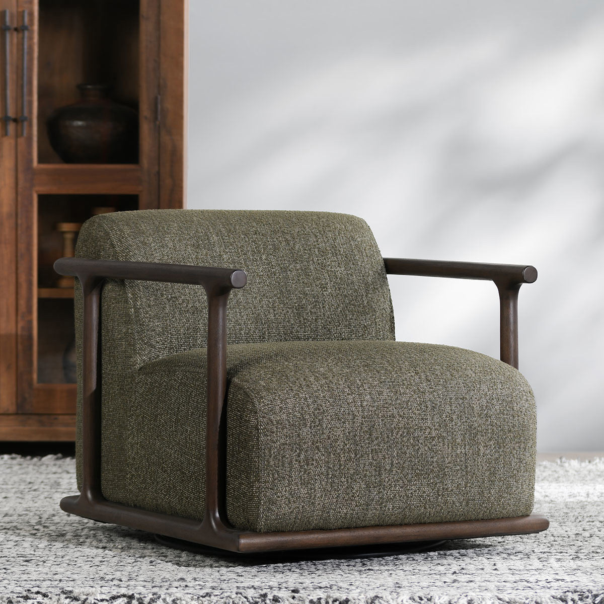 Lucia Swivel Chair by Classic Home at Eve Furniture