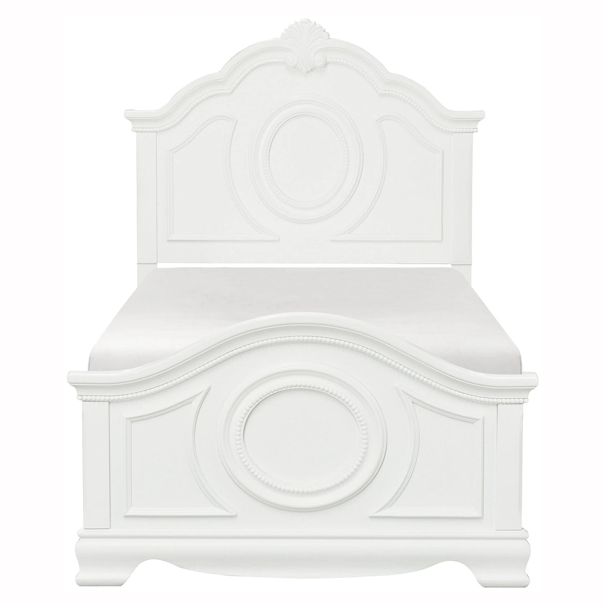 Lucida White Panel Youth Bedroom Set by Homelegance at Eve Furniture