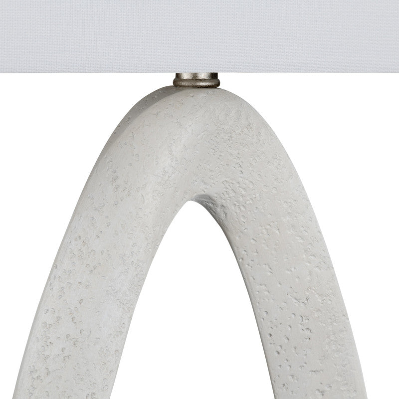 Ludlow White Table Lamp (Set of 2) by Crestview at Eve Furniture