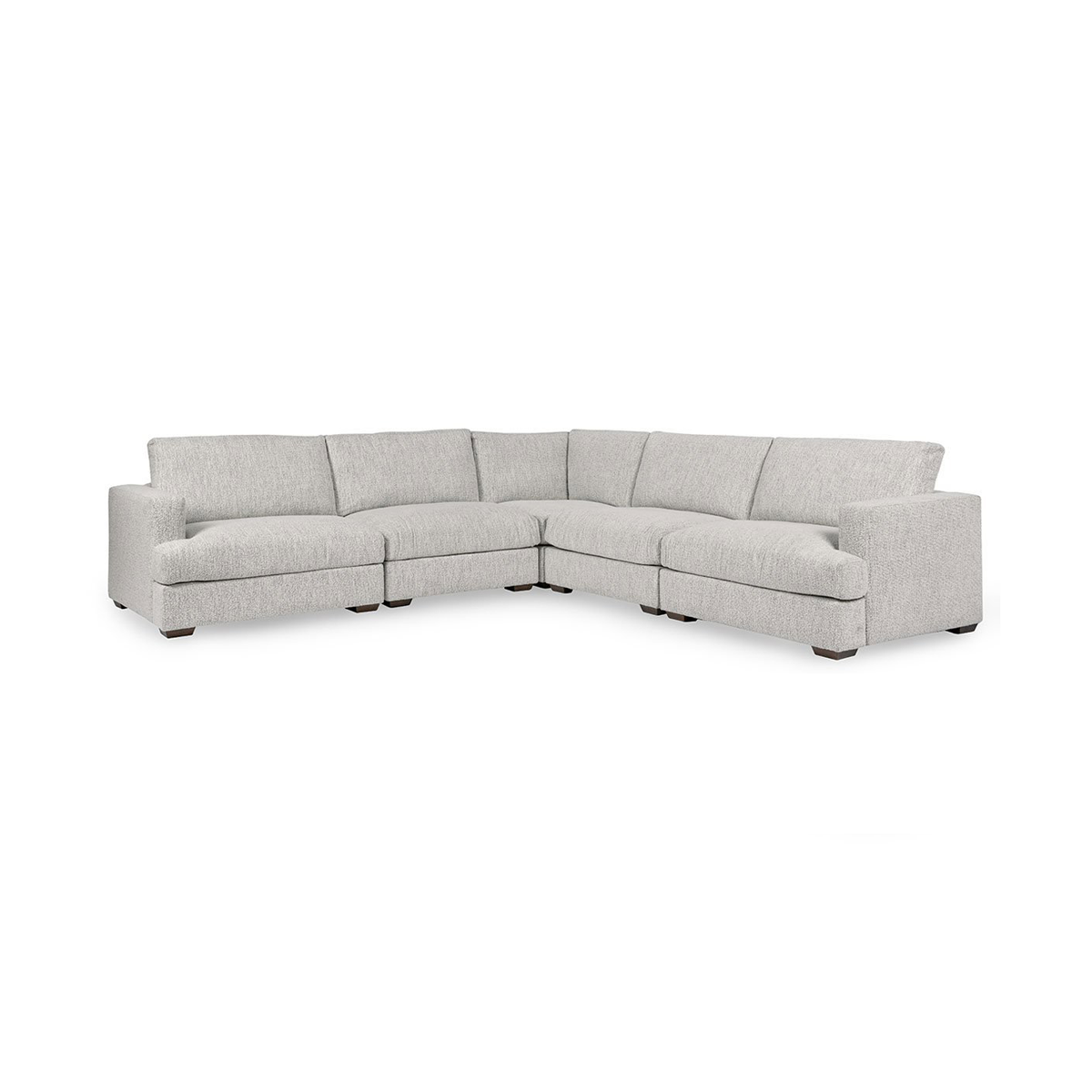 Ludwig 5 Piece Sectional - Ivory by Classic Home at Eve Furniture