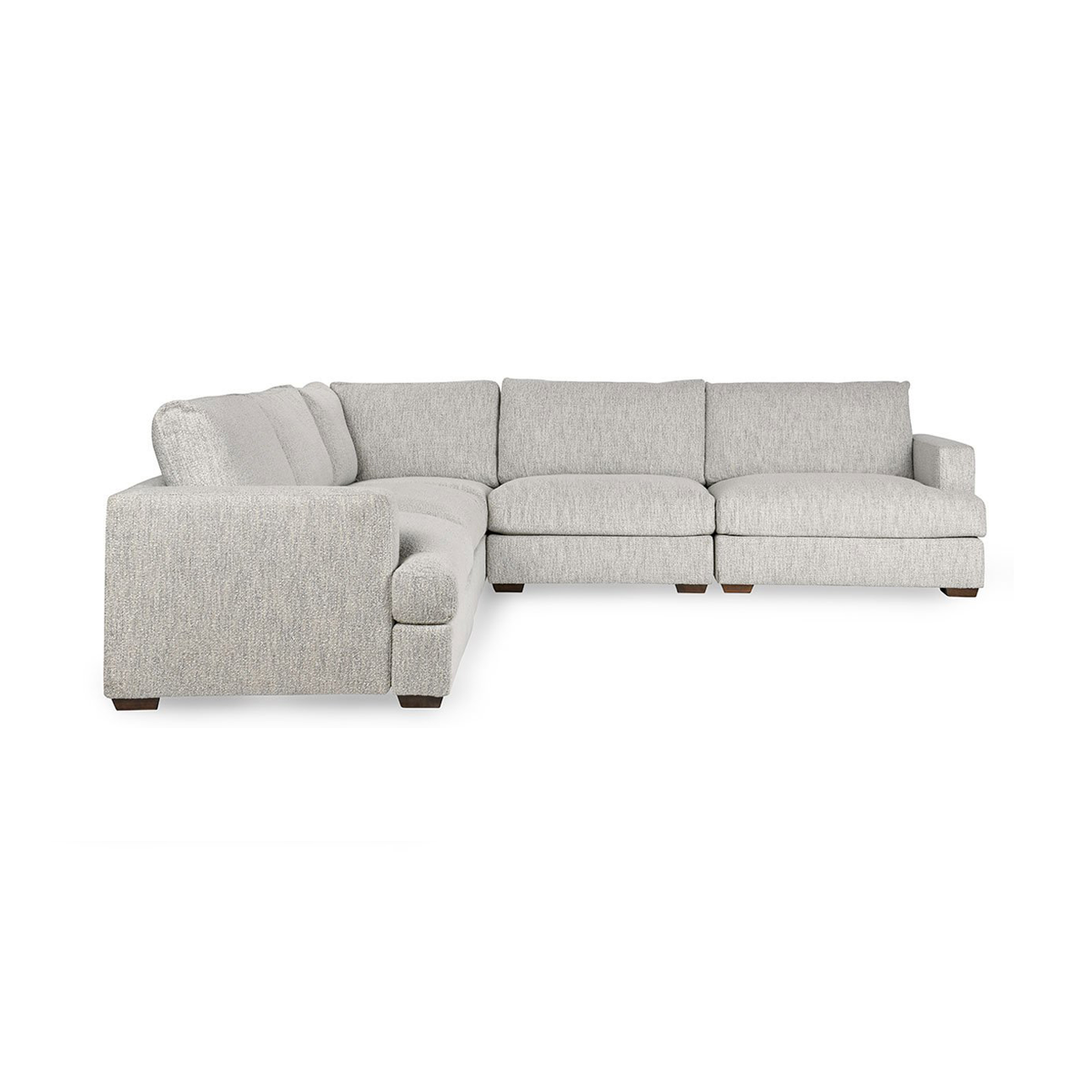 Ludwig 5 Piece Sectional - Ivory by Classic Home at Eve Furniture