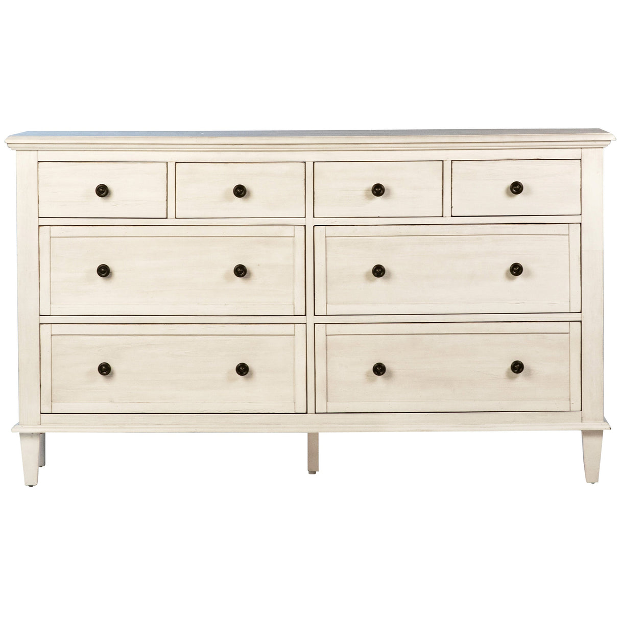 Lugano Dresser, White Wash by Dovetail at Eve Furniture