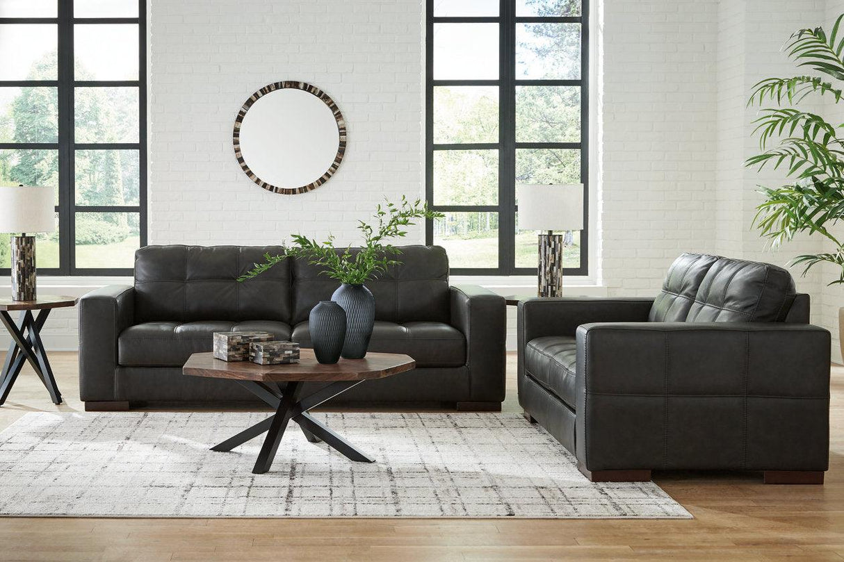 Luigi Thunder Sofa and Loveseat by Ashley at Eve Furniture