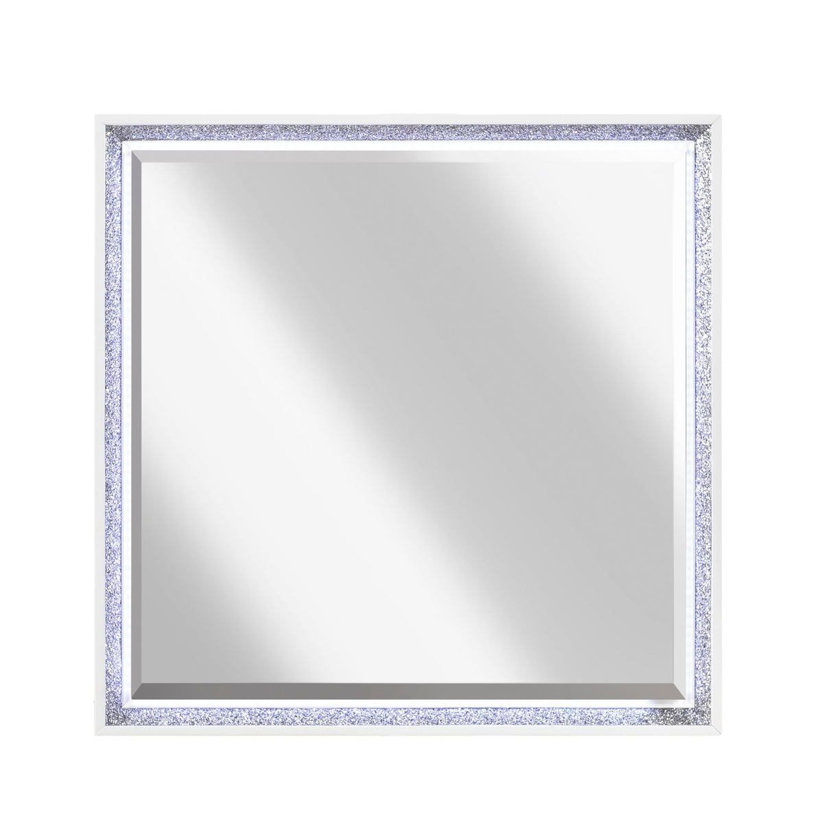Lumin Pearl White Mirror by Homelegance at Eve Furniture