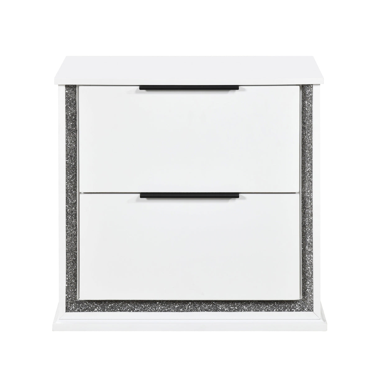Lumin Pearl White Nightstand by Homelegance at Eve Furniture