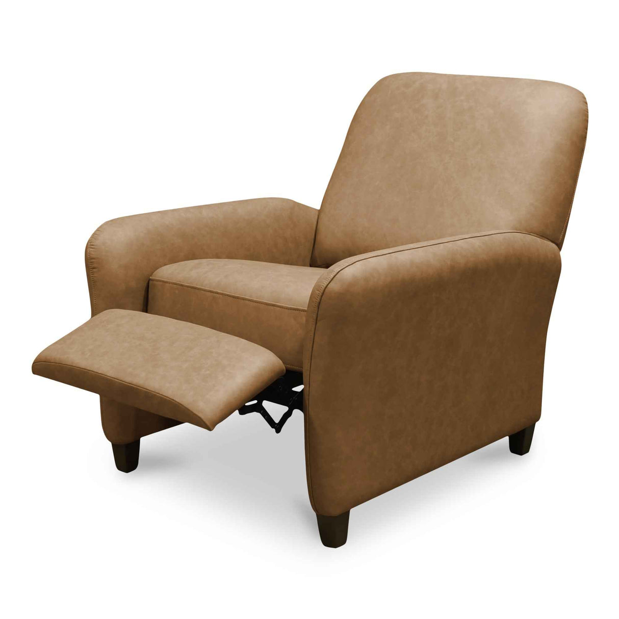 Luna Tan Leather Recliner Chair by Moe's Home at Eve Furniture