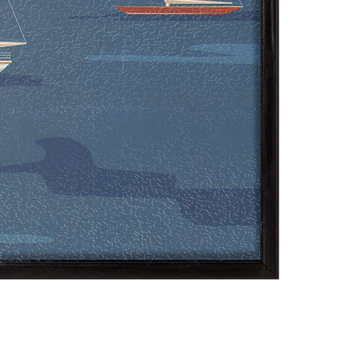 Lunenburg Go Canada (SM) by Mercana Studio a Hand Embellished Decograph Framed Art Print by Mercana at Eve Furniture