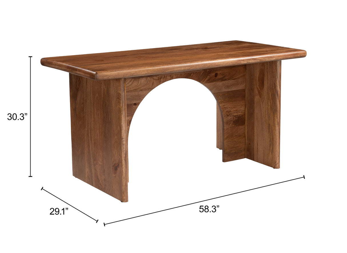 Luthien Walnut Desk by Zuomod at Eve Furniture