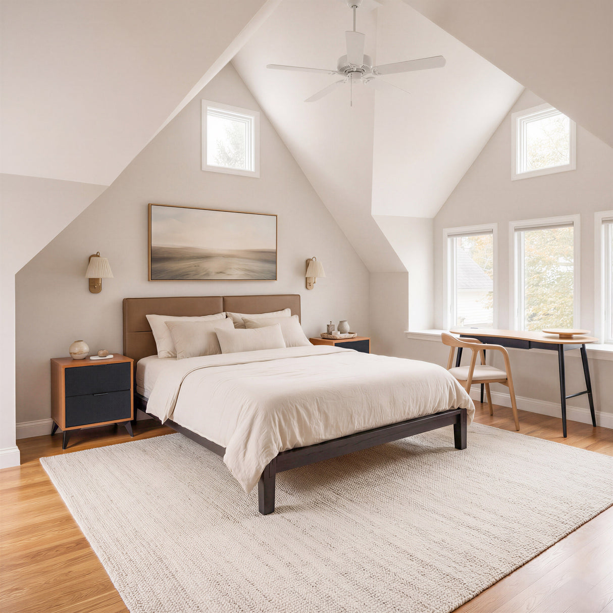 Luum Black Queen Platform Bed Frame by Zuomod at Eve Furniture