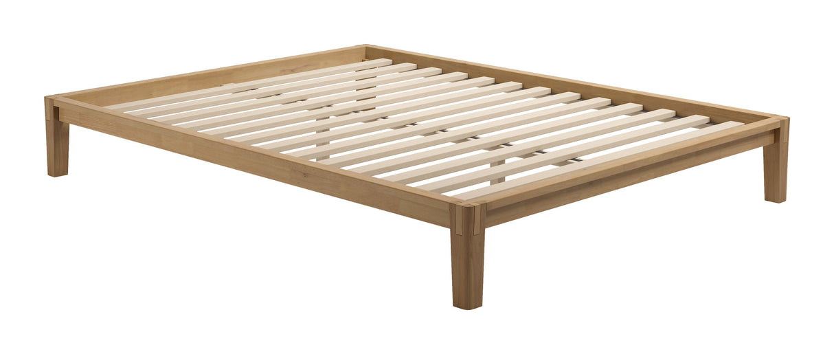 Luum Natural Queen Platform Bed Frame by Zuomod at Eve Furniture