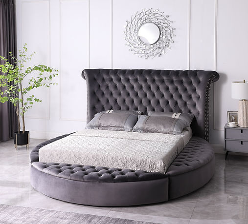 Lux Grey Queen Platform Bed by New Era Innovations at Eve Furniture