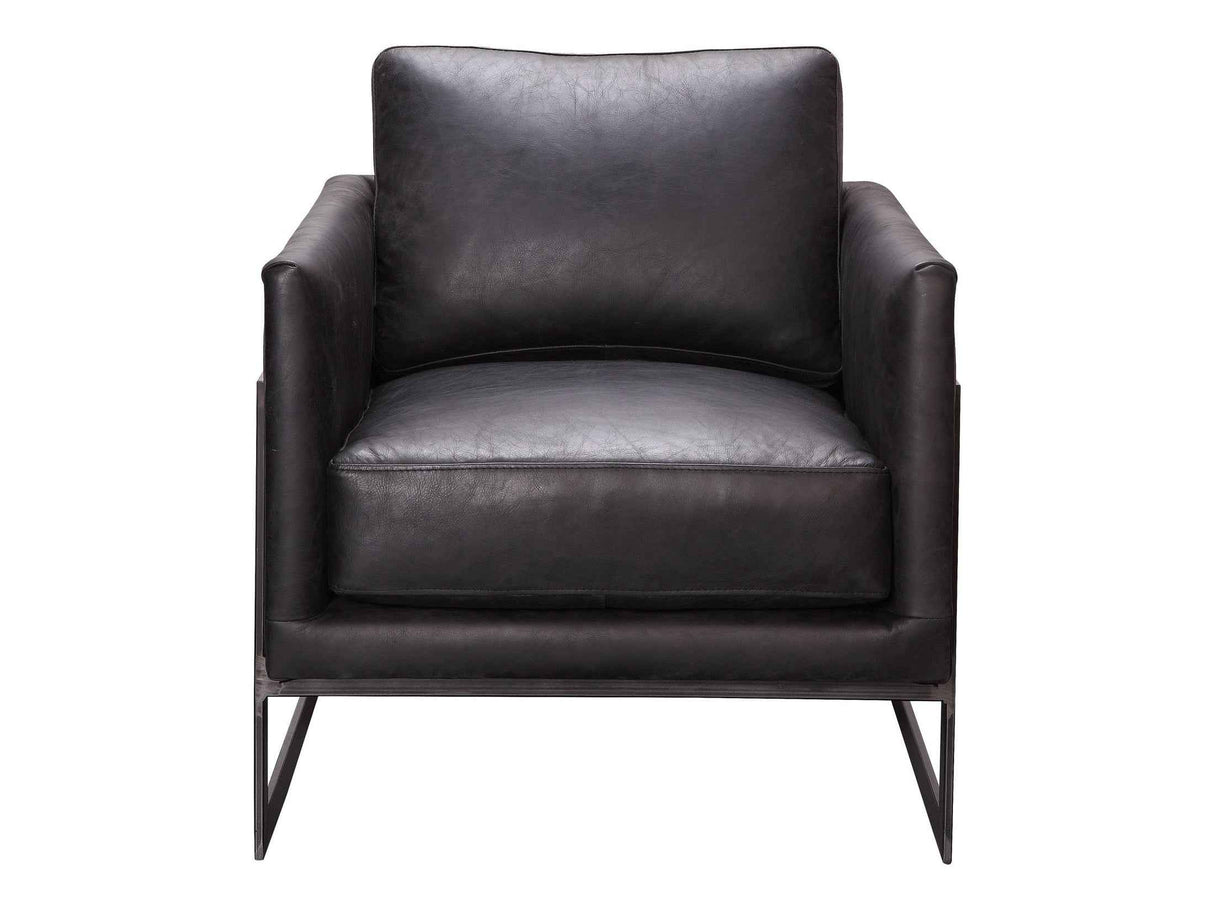 Luxley Black Club Chair